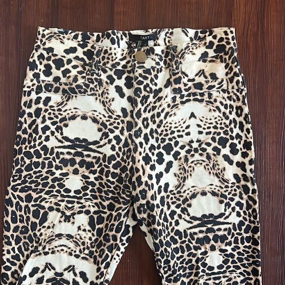 Tart Animal Print Pants - Size Small 2 NEW - Back Pockets - Soft Material NWT - Picture 2 of 5